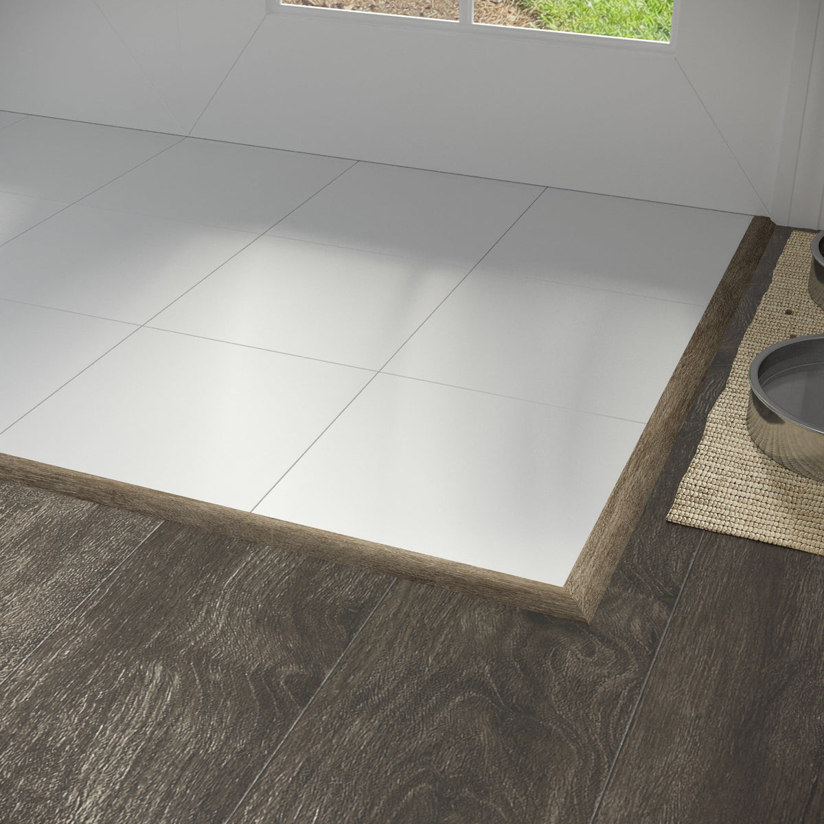 CALI 1.31-in x 72.83-in Offshore Oak Vinyl Floor Reducer