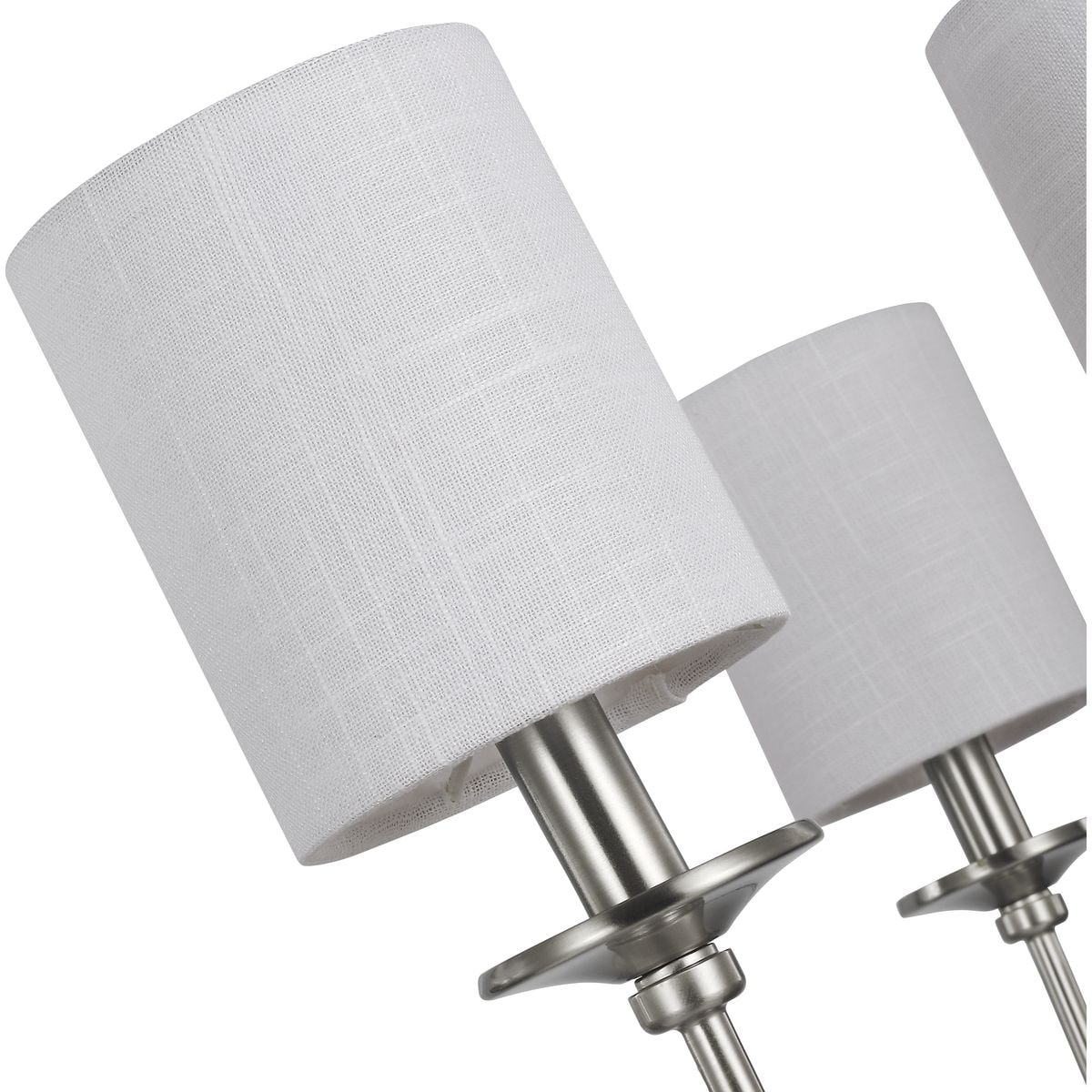 Progress Lighting Bonita 6-Light Brushed Nickel Transitional Chandelier