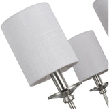 Progress Lighting Bonita 6-Light Brushed Nickel Transitional Chandelier