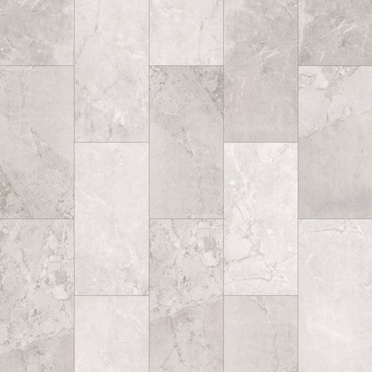Mohawk Elite Ice Cap 12-in x 24-in Waterproof Interlocking Luxury Vinyl Tile Flooring (24.03-sq ft Carton)