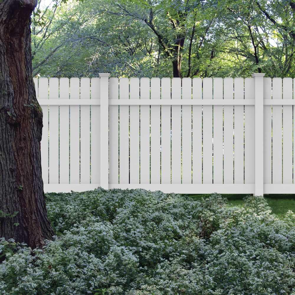 Freedom Coventry/Carlisle 6-ft H x 4-in W White Vinyl Corner Fence Post (Assembled)