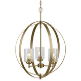Kichler Winslow 3-Light Gold Industrial Chandelier