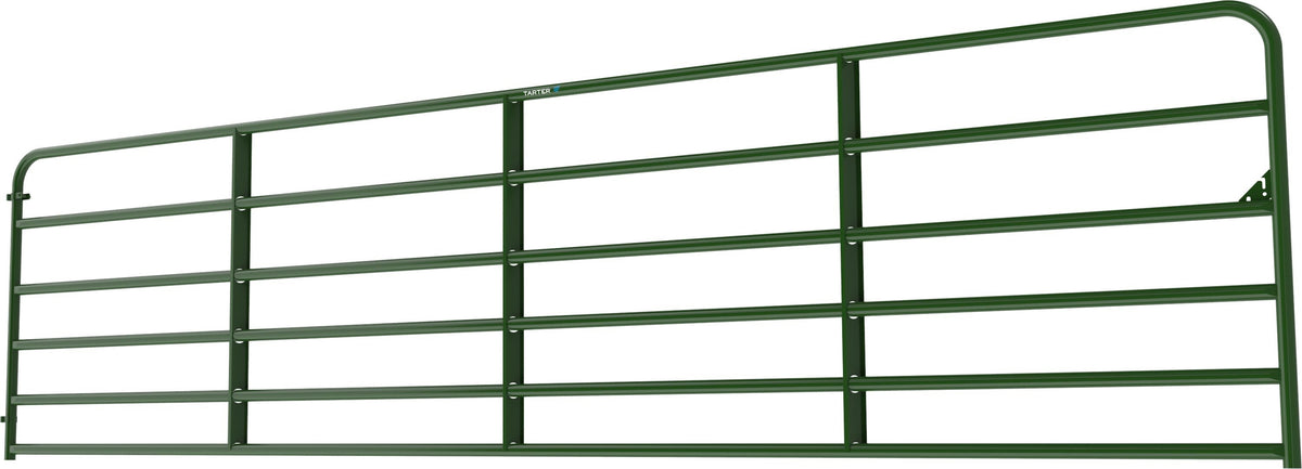 Tarter 4-ft H x 16-ft W Green Powder Over E-coat Steel Farm Corral Fence Gate