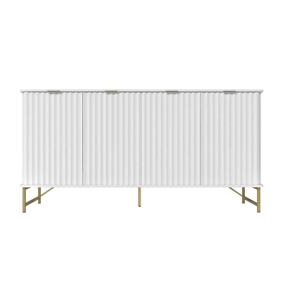 Clihome 15.75-in W x 31.5-in H Mdf White Freestanding Utility Storage Cabinet