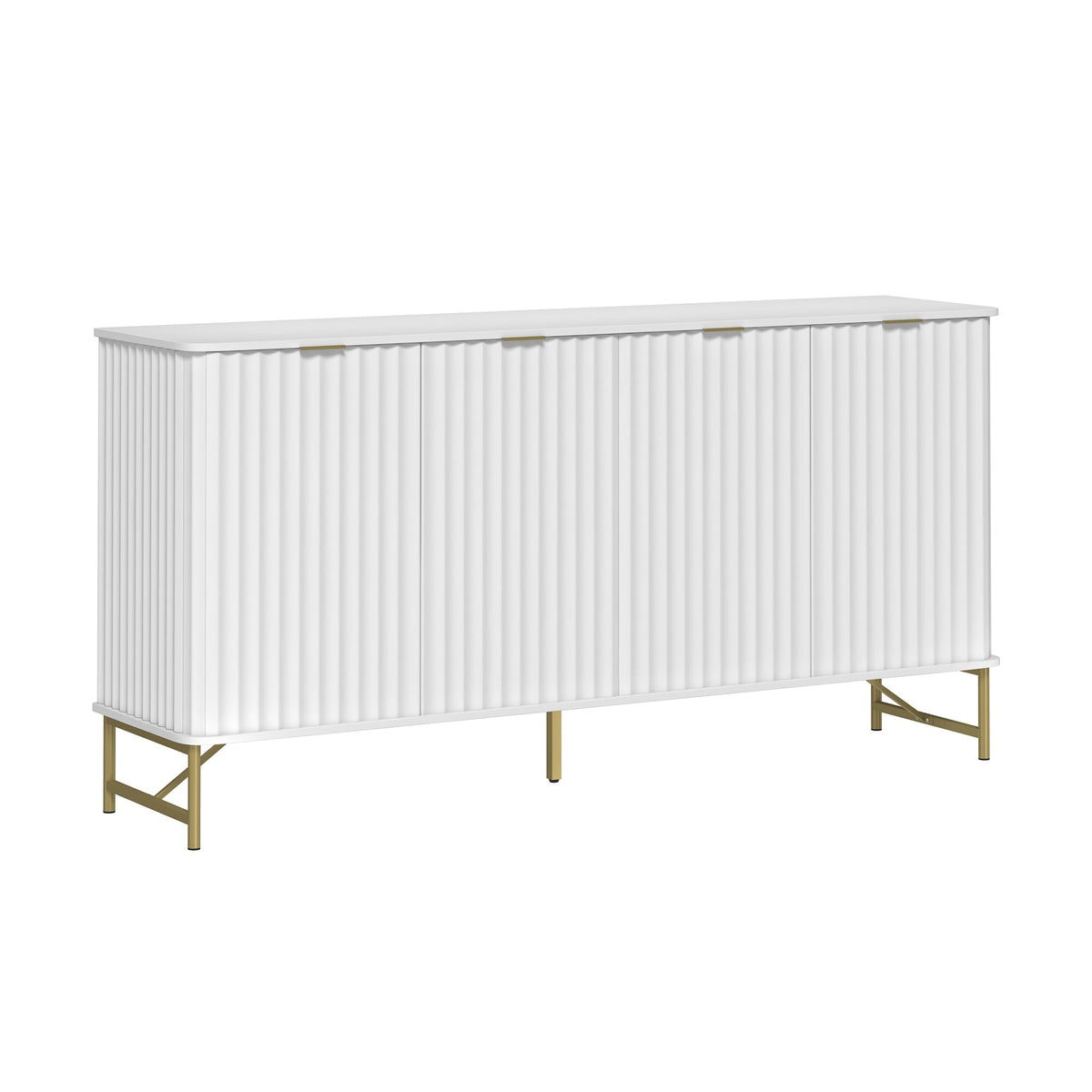 Clihome 15.75-in W x 31.5-in H Mdf White Freestanding Utility Storage Cabinet