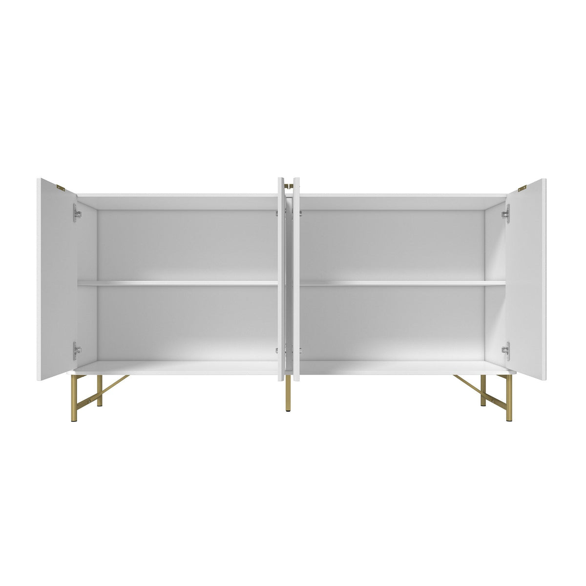 Clihome 15.75-in W x 31.5-in H Mdf White Freestanding Utility Storage Cabinet