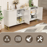 Clihome 15.75-in W x 31.5-in H Mdf White Freestanding Utility Storage Cabinet
