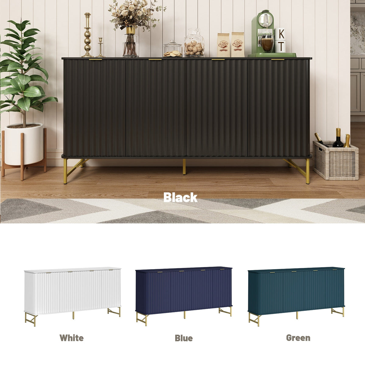 Clihome 15.75-in W x 31.5-in H Mdf White Freestanding Utility Storage Cabinet