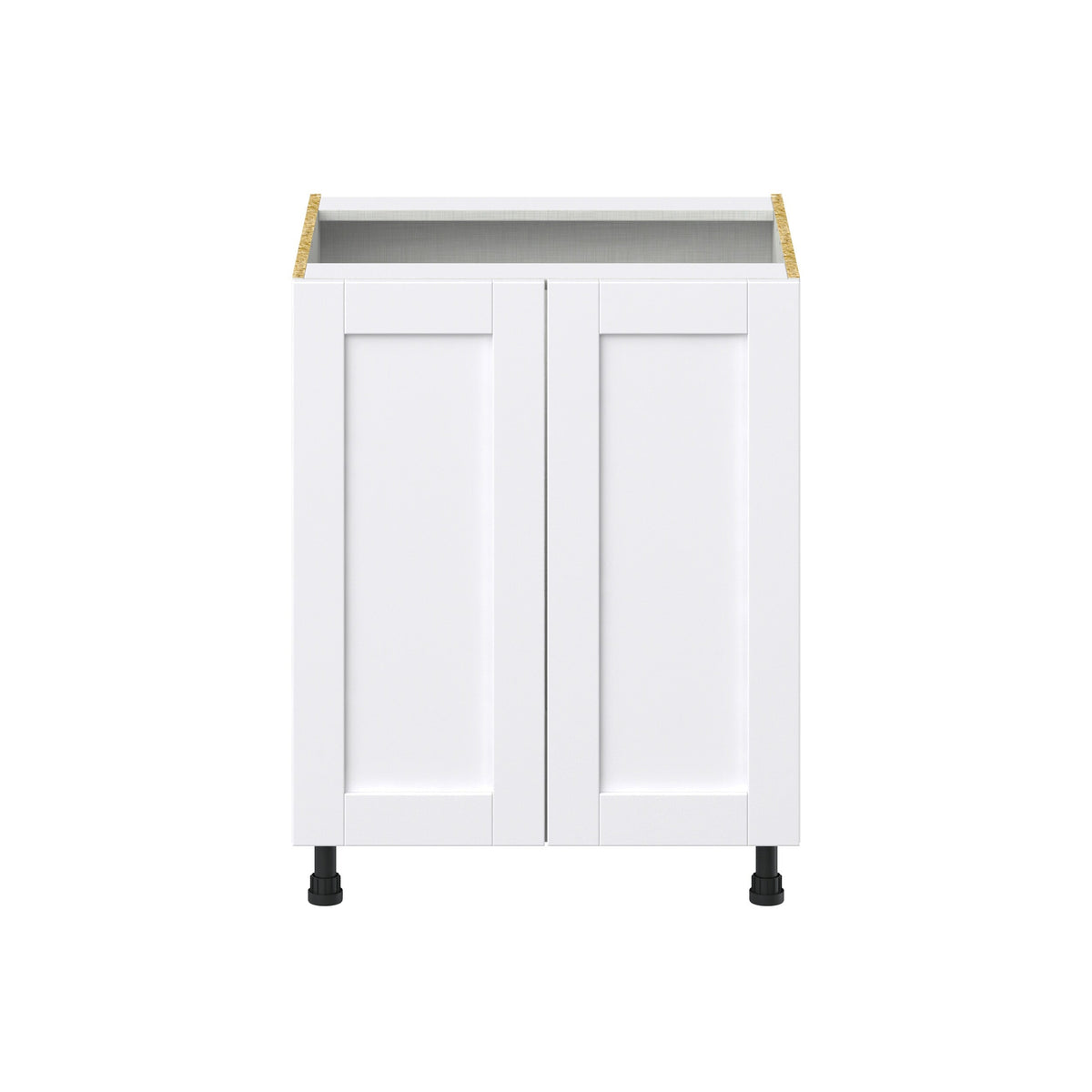 Hugo&Borg Rosemont 27-in W x 34.5-in H x 24-in D Glacier White Sink Base Fully Assembled Cabinet (Recessed Panel Shaker Style)