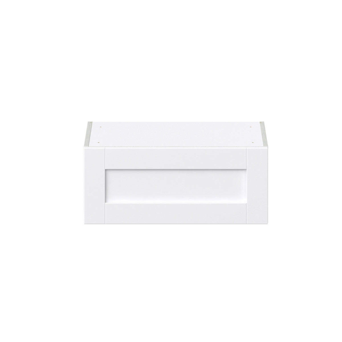 Hugo&Borg Rosemont 24-in W x 10-in H x 14-in D Glacier White Wall Fully Assembled Cabinet (Recessed Panel Shaker Door Style)