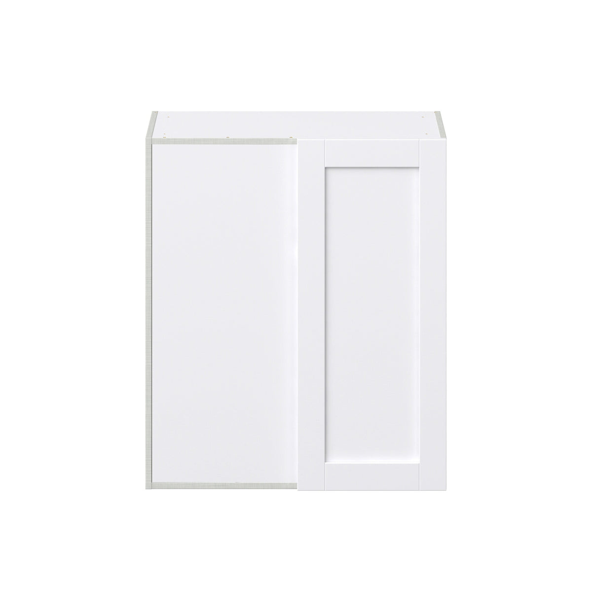 Hugo&Borg Rosemont 30-in W x 35-in H x 14-in D Glacier White Blind Wall Fully Assembled Cabinet (Recessed Panel Shaker Door Style)
