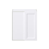 Hugo&Borg Rosemont 30-in W x 35-in H x 14-in D Glacier White Blind Wall Fully Assembled Cabinet (Recessed Panel Shaker Door Style)