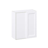 Hugo&Borg Rosemont 30-in W x 35-in H x 14-in D Glacier White Blind Wall Fully Assembled Cabinet (Recessed Panel Shaker Door Style)