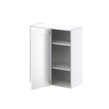 Hugo&Borg Rosemont 30-in W x 35-in H x 14-in D Glacier White Blind Wall Fully Assembled Cabinet (Recessed Panel Shaker Door Style)