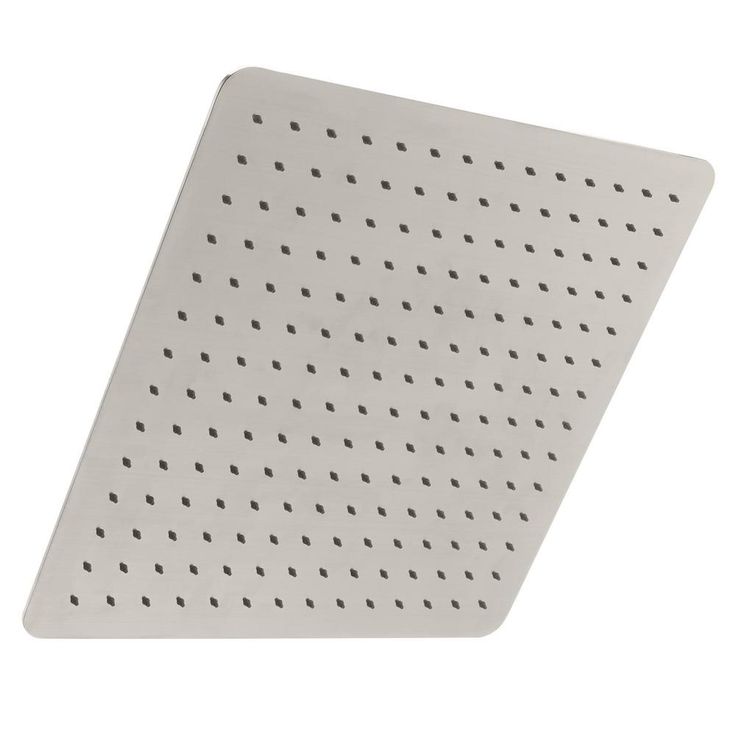 Modern 1-Spray 16 in. Single Ceiling Mount  Fixed Rain Shower Head in Brushed Nickel