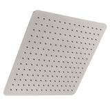 Modern 1-Spray 16 in. Single Ceiling Mount  Fixed Rain Shower Head in Brushed Nickel