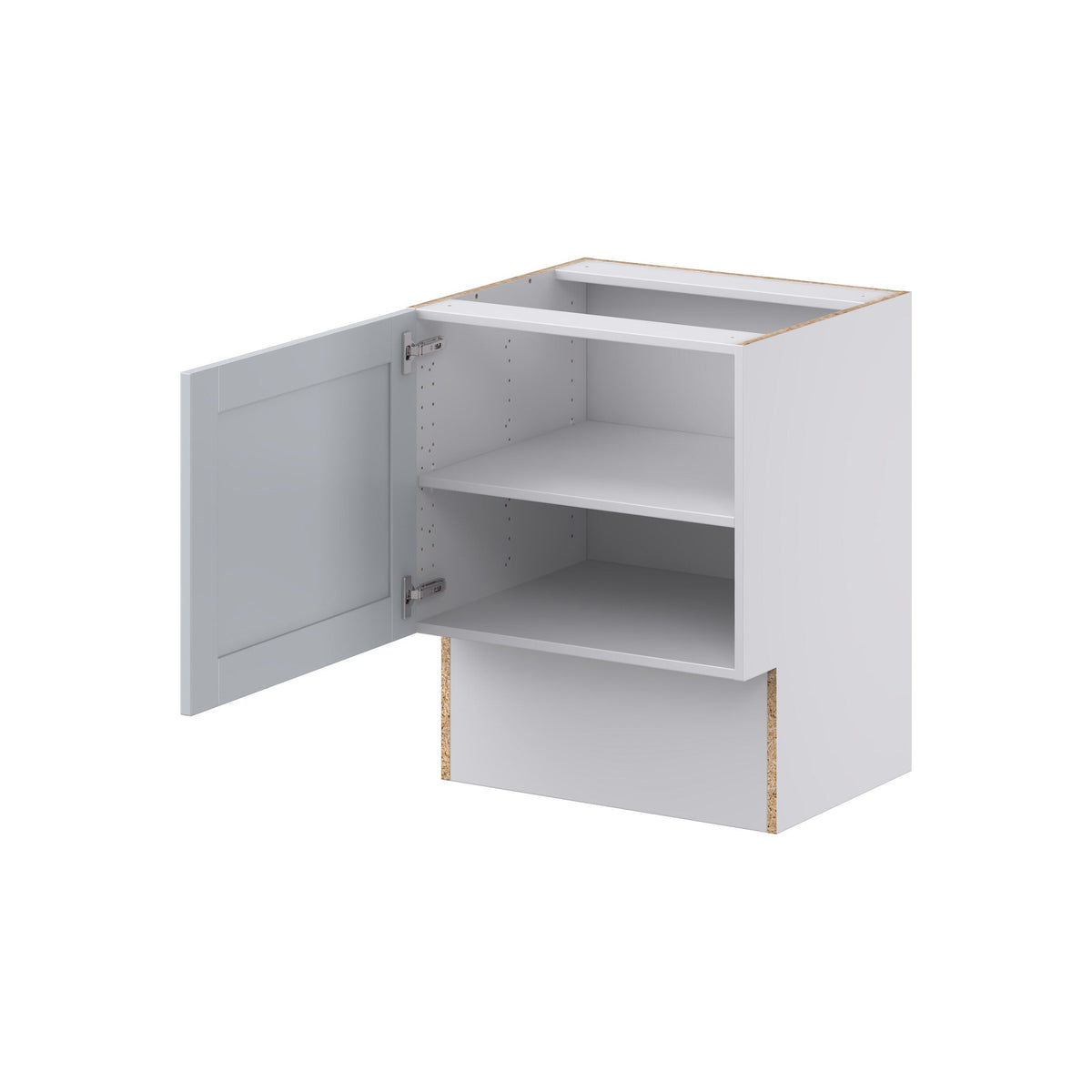 Hugo&Borg Charlesberg 24-in W x 34.5-in H x 21-in D Gray Base Fully Assembled Cabinet (Recessed Panel Shaker Door Style)