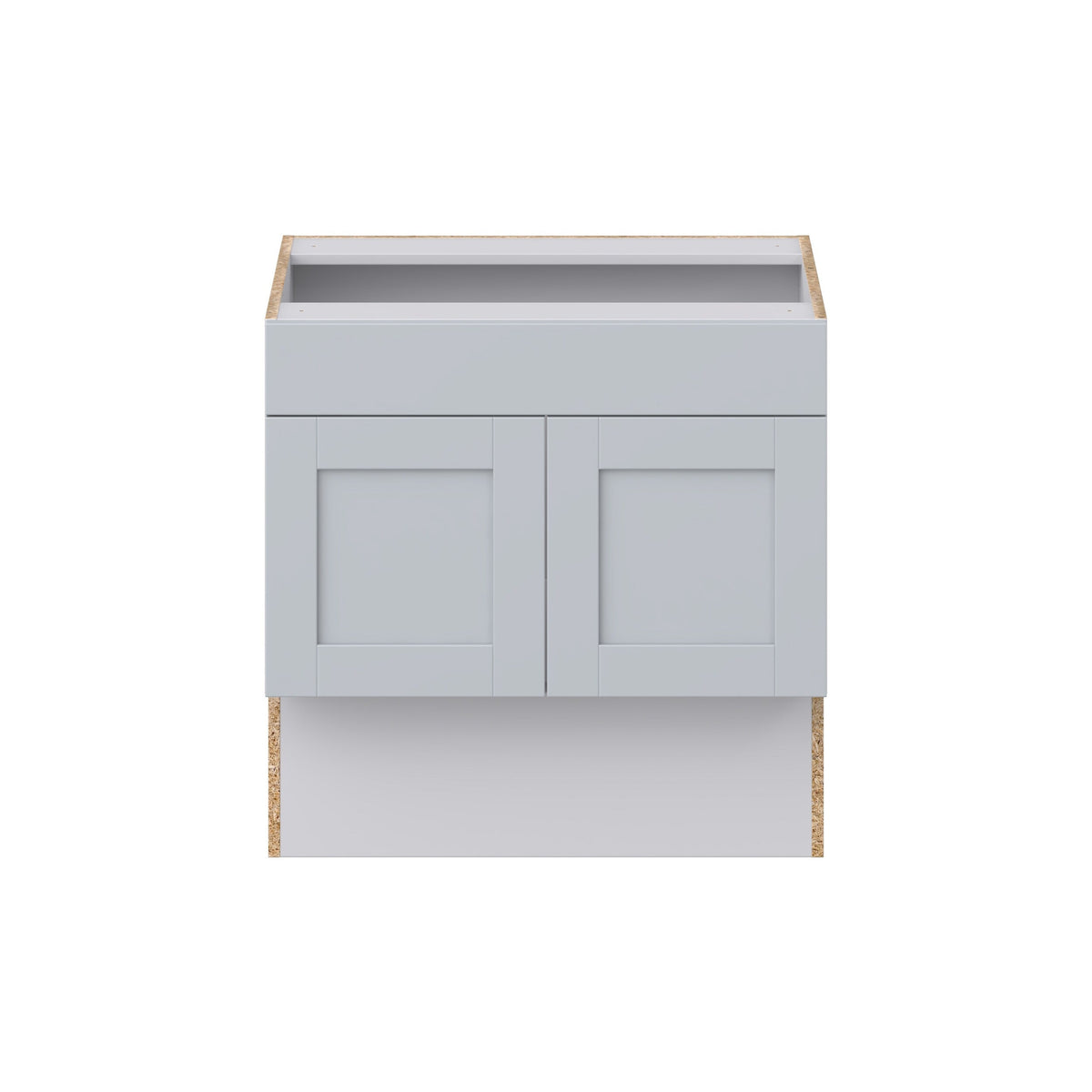 Hugo&Borg Charlesberg 30-in W x 30-in H x 21-in D Gray Sink Base Fully Assembled Cabinet (Recessed Panel Shaker Style)