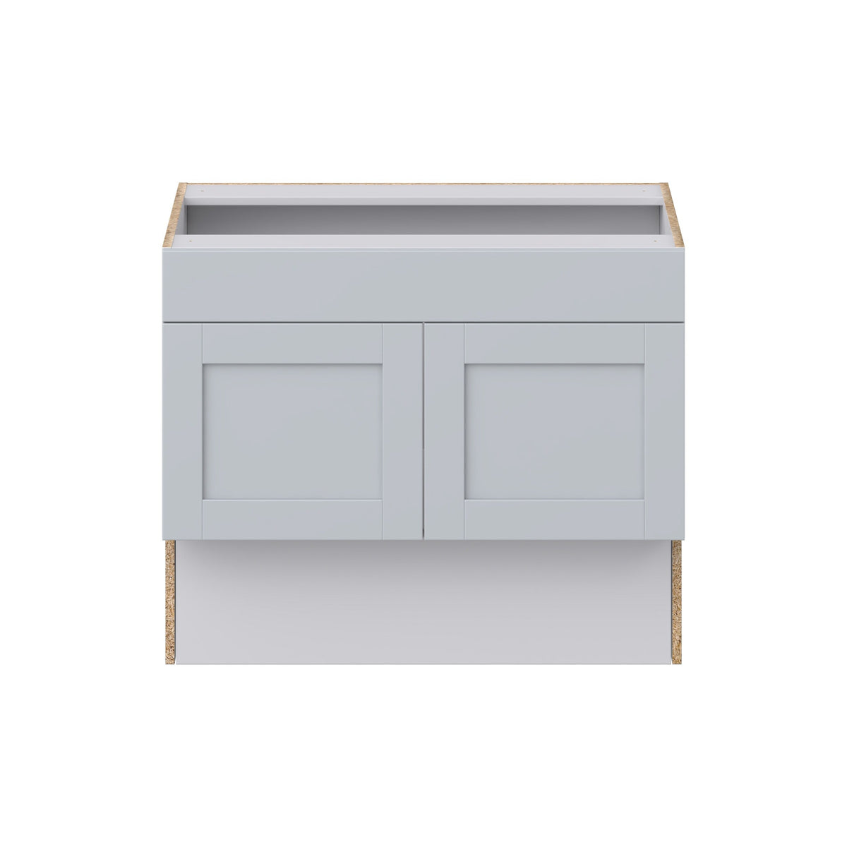Hugo&Borg Charlesberg 36-in W x 30-in H x 21-in D Gray Sink Base Fully Assembled Cabinet (Recessed Panel Shaker Style)