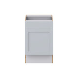 Hugo&Borg Charlesberg 21-in W x 34.5-in H x 24-in D Gray Base Fully Assembled Cabinet (Recessed Panel Shaker Door Style)