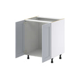 Hugo&Borg Charlesberg 27-in W x 34.5-in H x 24-in D Gray Sink Base Fully Assembled Cabinet (Recessed Panel Shaker Style)
