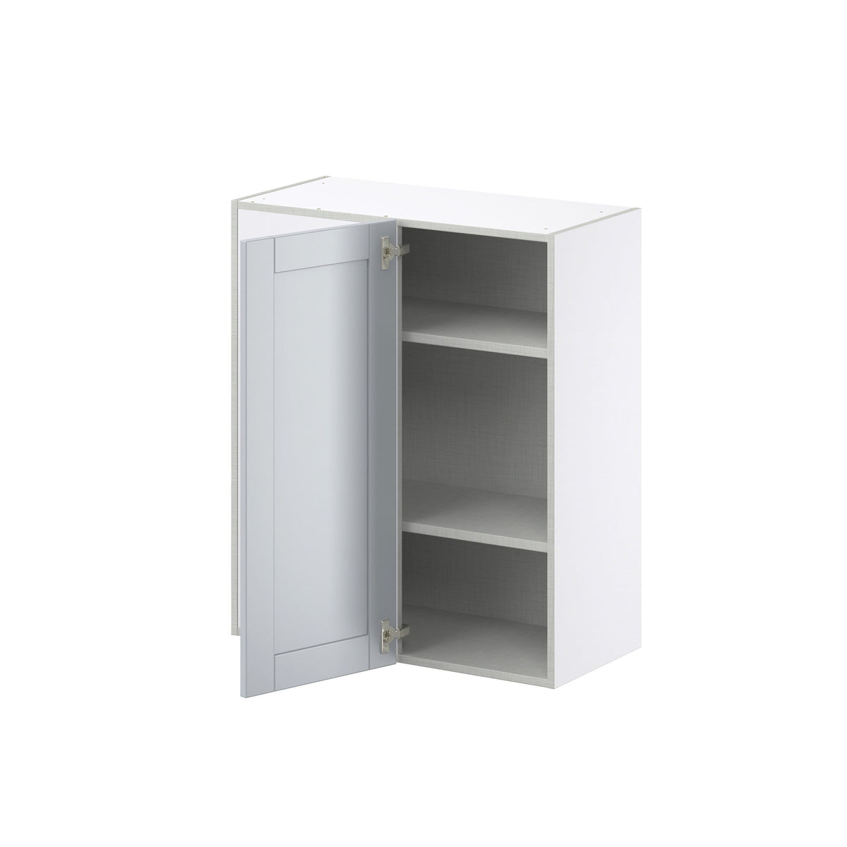 Hugo&Borg Charlesberg 30-in W x 35-in H x 14-in D Gray Blind Wall Fully Assembled Cabinet (Recessed Panel Shaker Door Style)