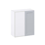 Hugo&Borg Charlesberg 30-in W x 35-in H x 14-in D Gray Blind Wall Fully Assembled Cabinet (Recessed Panel Shaker Door Style)