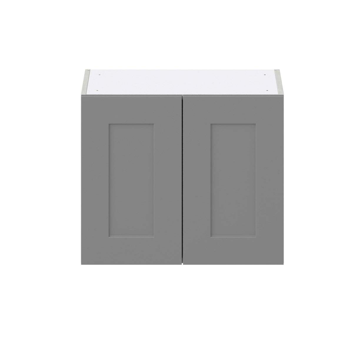 Hugo&Borg Beaumont 24-in W x 20-in H x 14-in D Slate Gray Wall Fully Assembled Cabinet (Recessed Panel Shaker Door Style)