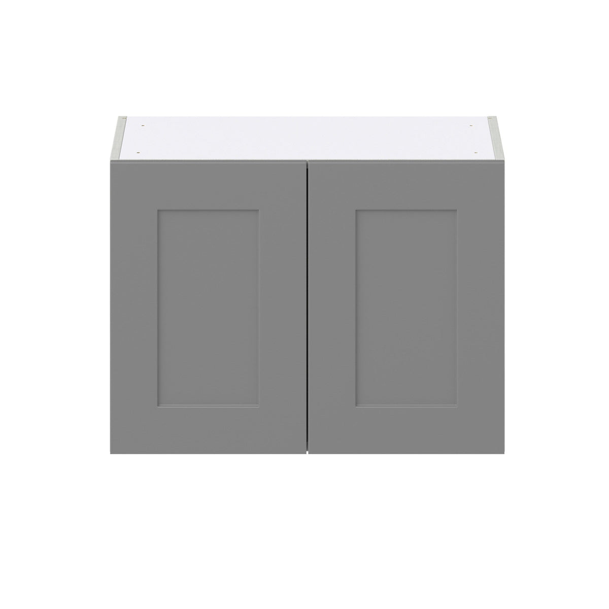 Hugo&Borg 27-in W x 20-in H x 14-in D Slate Gray Wall Fully Assembled Cabinet (Recessed Panel Shaker Door Style)