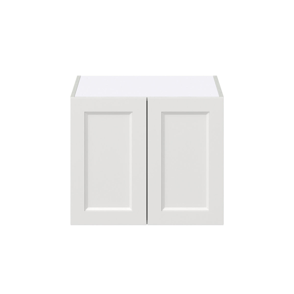 Hugo&Borg Riviera 24-in W x 20-in H x 24-in D Bright White Wall Fully Assembled Cabinet (Recessed Panel Shaker Door Style)