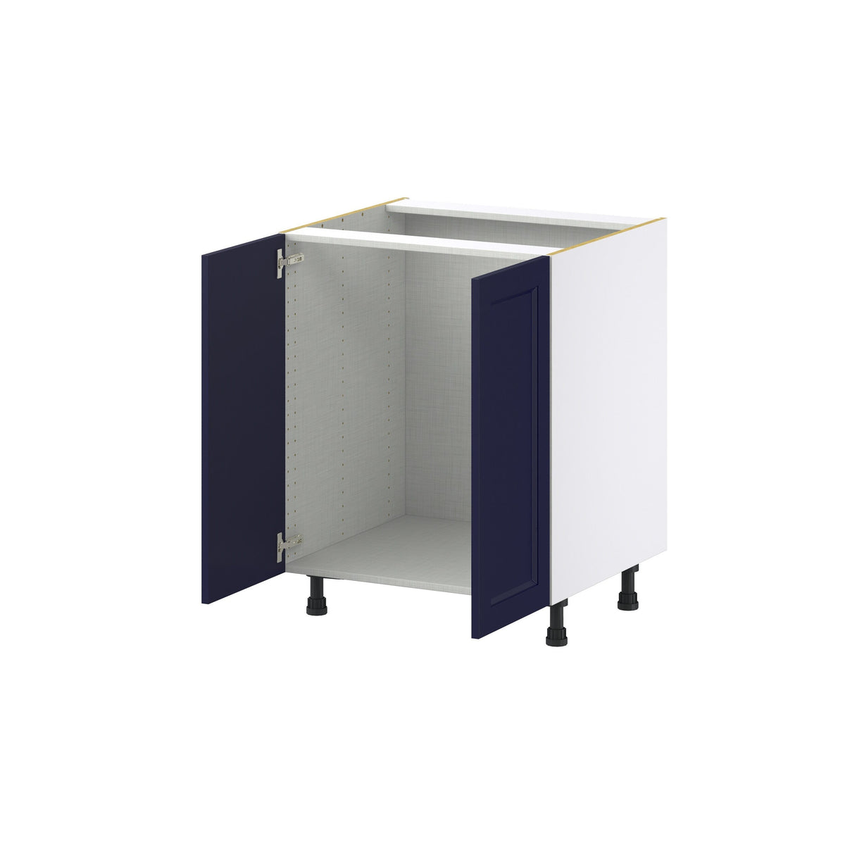 Hugo&Borg Lorette 27-in W x 34.5-in H x 24-in D Navy Blue Sink Base Fully Assembled Cabinet (Recessed Panel Shaker Style)