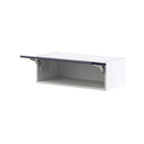Hugo&Borg Lorette 30-in W x 10-in H x 14-in D Navy Blue Wall Fully Assembled Cabinet (Recessed Panel Shaker Door Style)