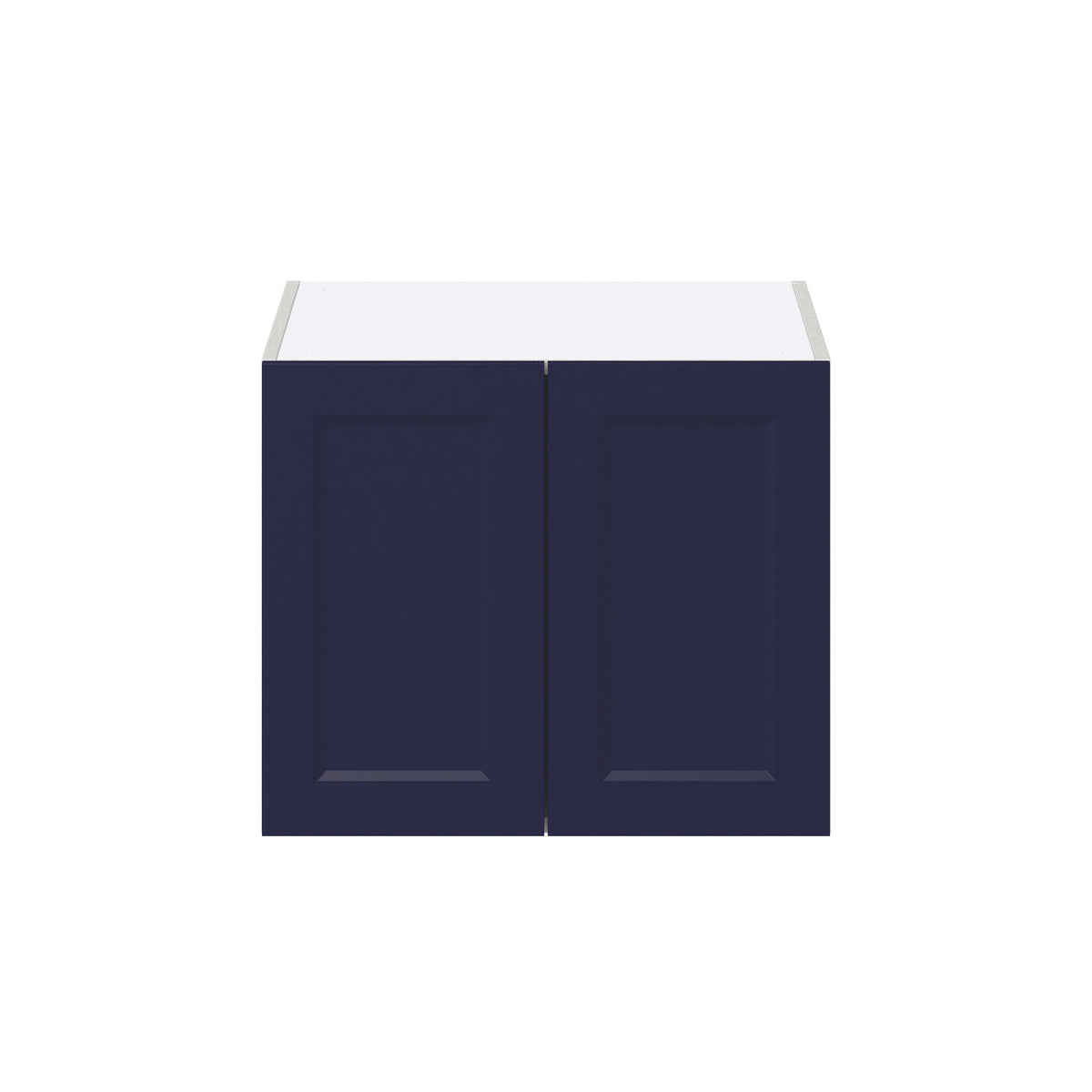 Hugo&Borg Lorette 24-in W x 20-in H x 24-in D Navy Blue Wall Fully Assembled Cabinet (Recessed Panel Shaker Door Style)