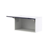 Hugo&Borg Lorette 27-in W x 15-in H x 14-in D Navy Blue Wall Fully Assembled Cabinet (Recessed Panel Shaker Door Style)