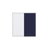 Hugo&Borg Lorette 30-in W x 30-in H x 14-in D Navy Blue Wall Fully Assembled Cabinet (Recessed Panel Shaker Door Style)