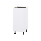 Hugo&Borg Lasalle 15-in W x 34.5-in H x 24-in D Bright White Slab 3-Drawers Base Fully Assembled Cabinet (Flat Panel Slab Style)