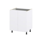 Hugo&Borg Lasalle 27-in W x 34.5-in H x 24-in D Bright White Slab 3-Drawers Base Fully Assembled Cabinet (Flat Panel Slab Style)