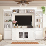 FUFU&GAGA Modern/Contemporary White Tv Cabinet (Accommodates TVs up to 55-in)