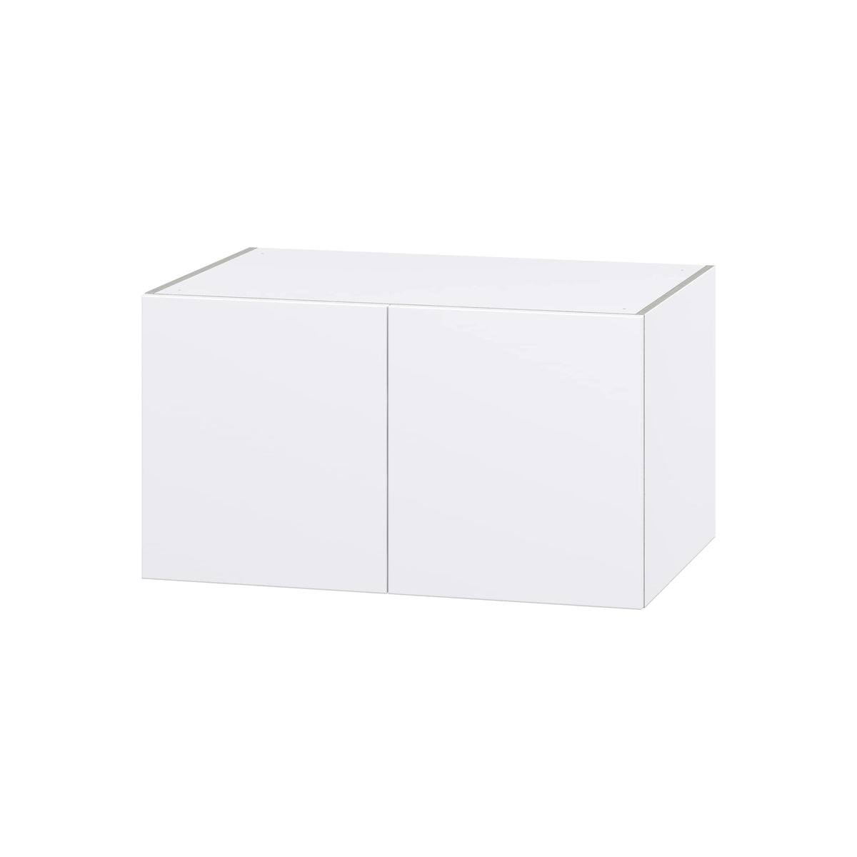 Hugo&Borg Lasalle 36-in W x 20-in H x 24-in D Bright White Slab Wall Fully Assembled Cabinet (Flat Panel Slab Door Style)