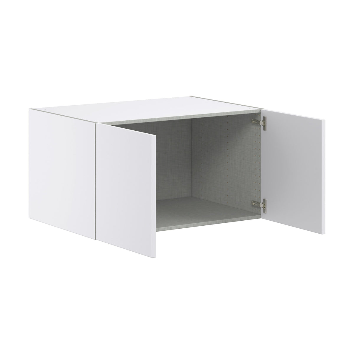 Hugo&Borg Lasalle 36-in W x 20-in H x 24-in D Bright White Slab Wall Fully Assembled Cabinet (Flat Panel Slab Door Style)