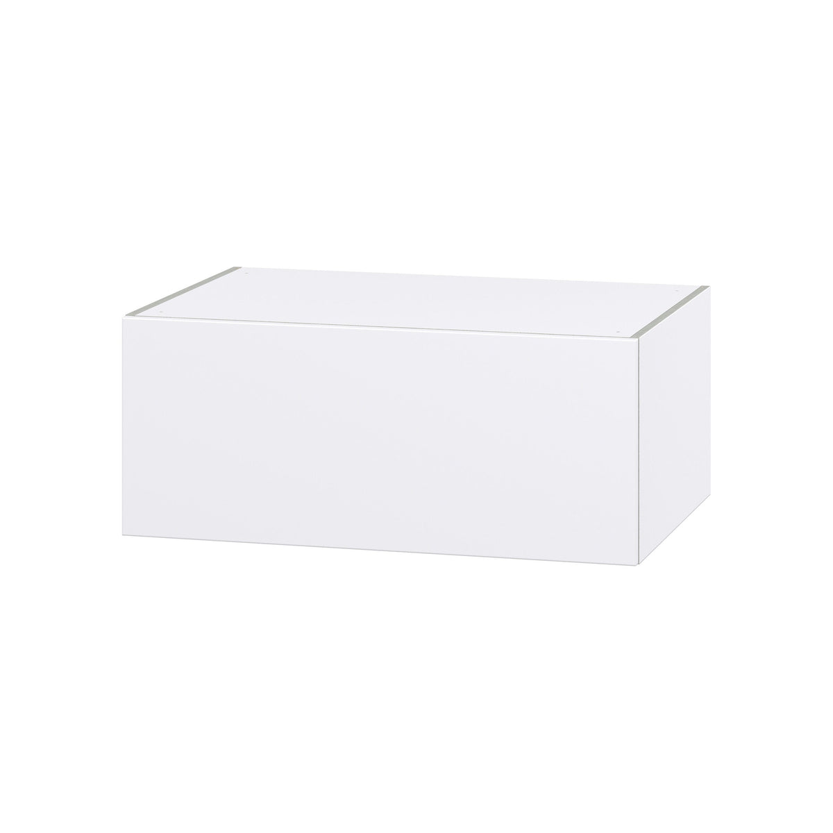 Hugo&Borg Lasalle 36-in W x 15-in H x 24-in D Bright White Slab Wall Fully Assembled Cabinet (Flat Panel Slab Door Style)