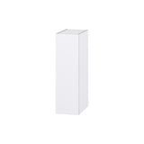 Hugo&Borg Lasalle 9-in W x 30-in H x 14-in D Bright White Slab Wall Fully Assembled Cabinet (Flat Panel Slab Door Style)