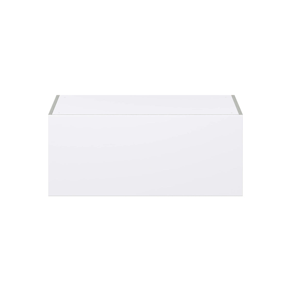 Hugo&Borg Lasalle 36-in W x 15-in H x 24-in D Bright White Slab Wall Fully Assembled Cabinet (Flat Panel Slab Door Style)