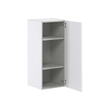 Hugo&Borg Lasalle 15-in W x 35-in H x 14-in D Bright White Slab Wall Fully Assembled Cabinet (Flat Panel Slab Door Style)