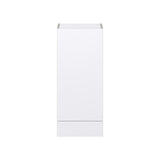 Hugo&Borg Lasalle 15-in W x 35-in H x 14-in D Bright White Slab 1-Drawer Wall Fully Assembled Cabinet (Flat Panel Slab Style)