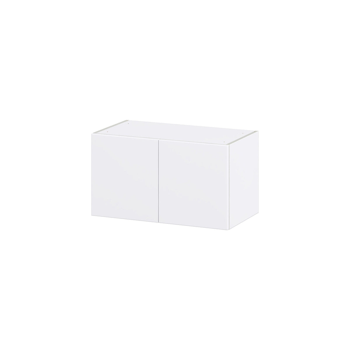 Hugo&Borg Lasalle 27-in W x 15-in H x 14-in D Bright White Slab Wall Fully Assembled Cabinet (Flat Panel Slab Door Style)