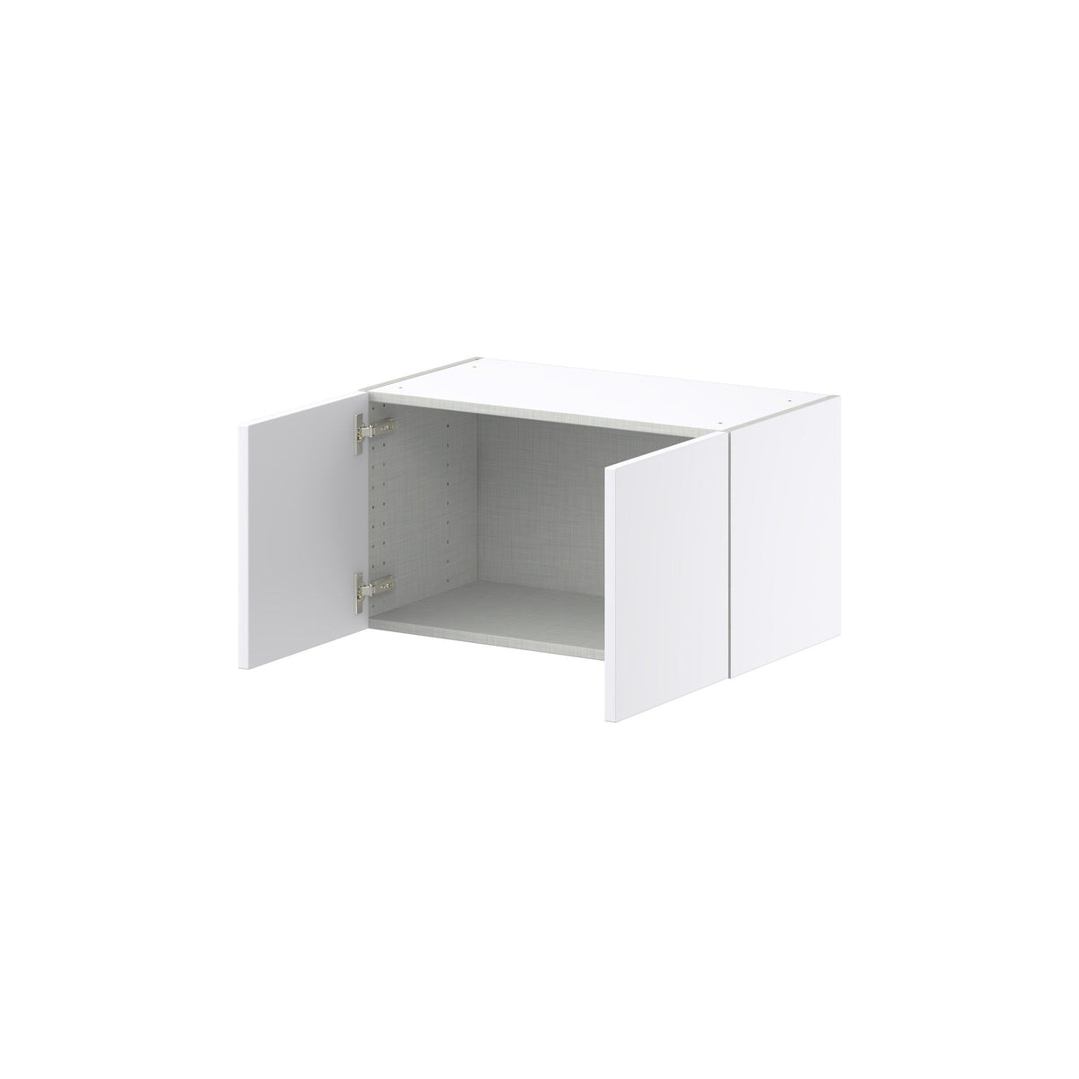 Hugo&Borg Lasalle 27-in W x 15-in H x 14-in D Bright White Slab Wall Fully Assembled Cabinet (Flat Panel Slab Door Style)