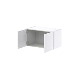 Hugo&Borg Lasalle 27-in W x 15-in H x 14-in D Bright White Slab Wall Fully Assembled Cabinet (Flat Panel Slab Door Style)
