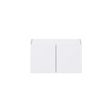 Hugo&Borg Lasalle 27-in W x 15-in H x 14-in D Bright White Slab Wall Fully Assembled Cabinet (Flat Panel Slab Door Style)