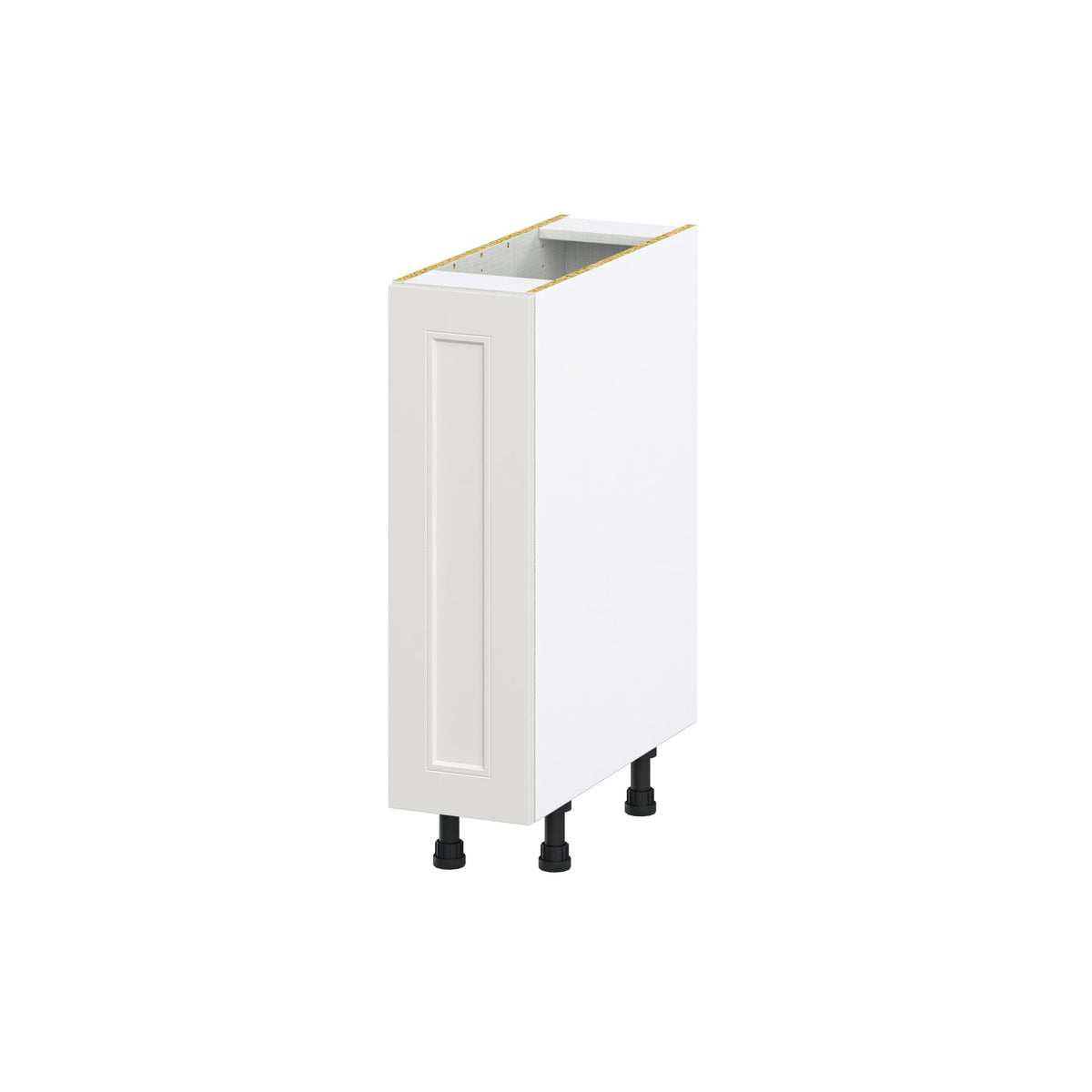 Hugo&Borg Belcourt 9-in W x 34.5-in H x 24-in D Gray Painted Base Fully Assembled Cabinet (Recessed Panel Shaker Door Style)